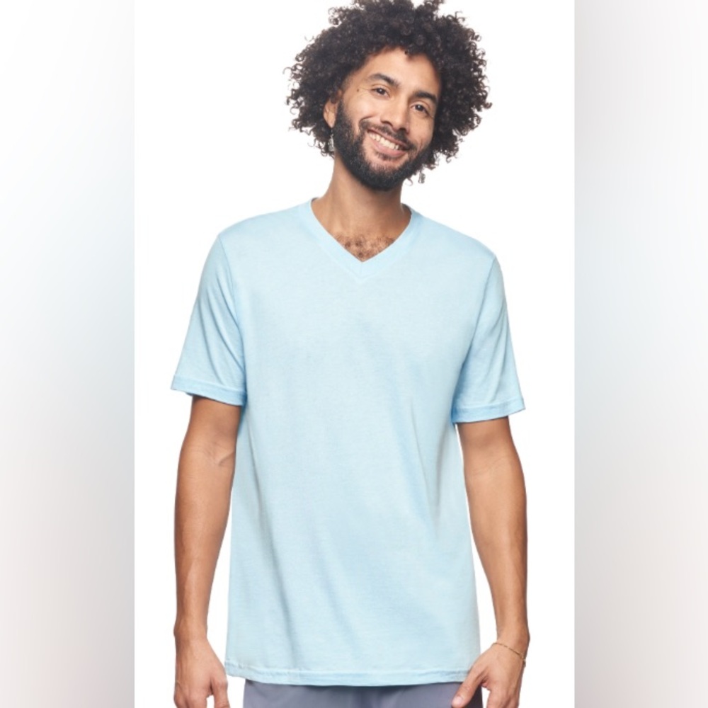 True Classic Light Blue V-Neck Men's Shirt | New without Tags